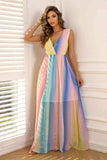 Surplice Neck Sleeveless Maxi Dress - Trendsi - Flyclothing LLC