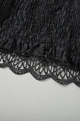 V-Neck Lace Cropped Cami - Trendsi - Flyclothing LLC