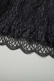 V-Neck Lace Cropped Cami - Trendsi - Flyclothing LLC