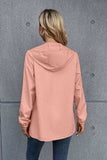 Zip Up Long Sleeve Hooded Watertight Jacket - Trendsi - Flyclothing LLC