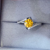 1 Carat Moissanite 925 Sterling Silver Ring - Trendsi