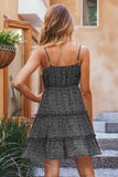 Ditsy Floral Spaghetti Strap Dress - Trendsi