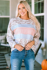 Round Neck Color Block Dropped Shoulder Tee - Trendsi - Flyclothing LLC