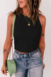 Round Neck Tank Top - Trendsi