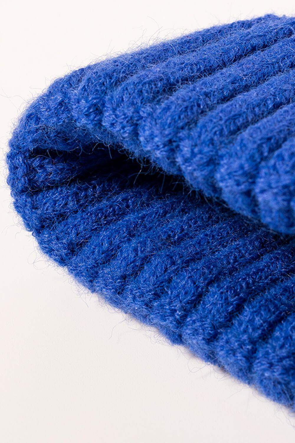 Rib-Knit Cuff Beanie - Trendsi - Flyclothing LLC