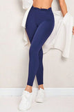 Ruched High Waist Active Leggings - Trendsi