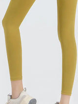 Wide Waistband Sports Leggings - Trendsi - Flyclothing LLC