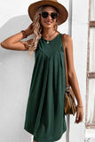 Round Neck Sleeveless Mini Dress - Trendsi - Flyclothing LLC