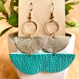 Geometrical Shape Dangle Earrings - Trendsi