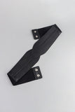 Elastic Wide PU Belt - Trendsi