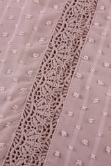 Swiss Dot Lace Trim Plunge Blouse - Trendsi - Flyclothing LLC