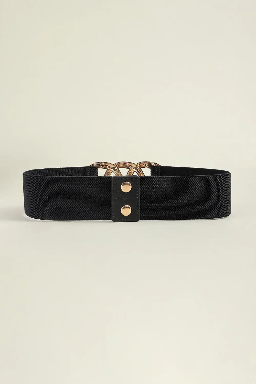 Zinc Alloy Buckle Elastic Wide Belt - Trendsi - Flyclothing LLC