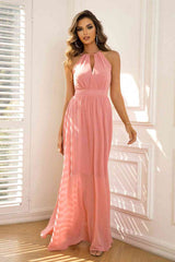 Tied Cutout Sleeveless Maxi Dress - Trendsi - Flyclothing LLC