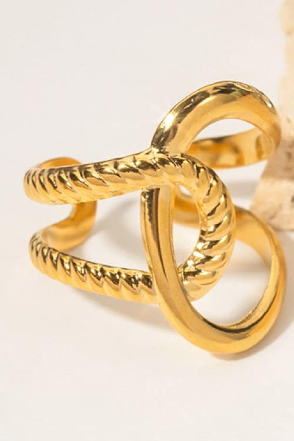 Modern Copper Open Ring - Flyclothing LLC