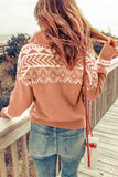 Zip-Up Mock Neck Dropped Shoulder Pullover Sweater - Flyclothing LLC