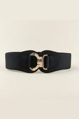 Alloy Buckle Elastic Belt - Trendsi - Flyclothing LLC