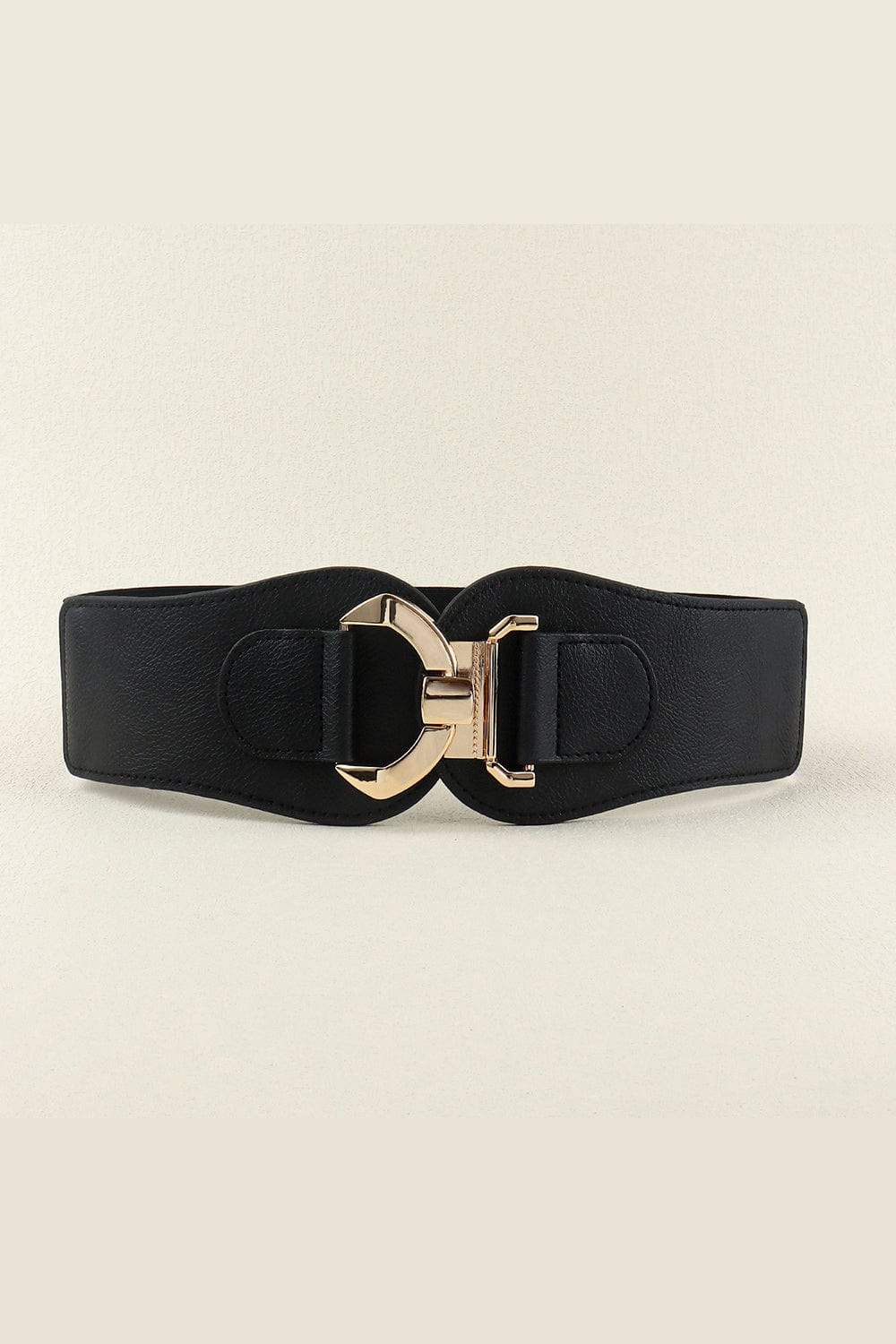 Alloy Buckle Elastic Belt - Trendsi - Flyclothing LLC