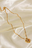 Heart Pendant Stainless Steel Necklace - Trendsi - Flyclothing LLC