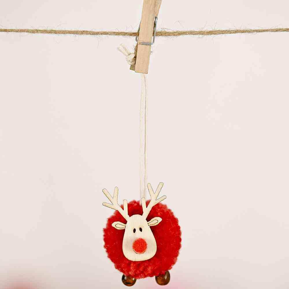 4-Piece Reindeer Hanging Widgets - Trendsi - Flyclothing LLC