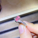 1 Carat Moissanite 925 Sterling Silver Ring - Trendsi