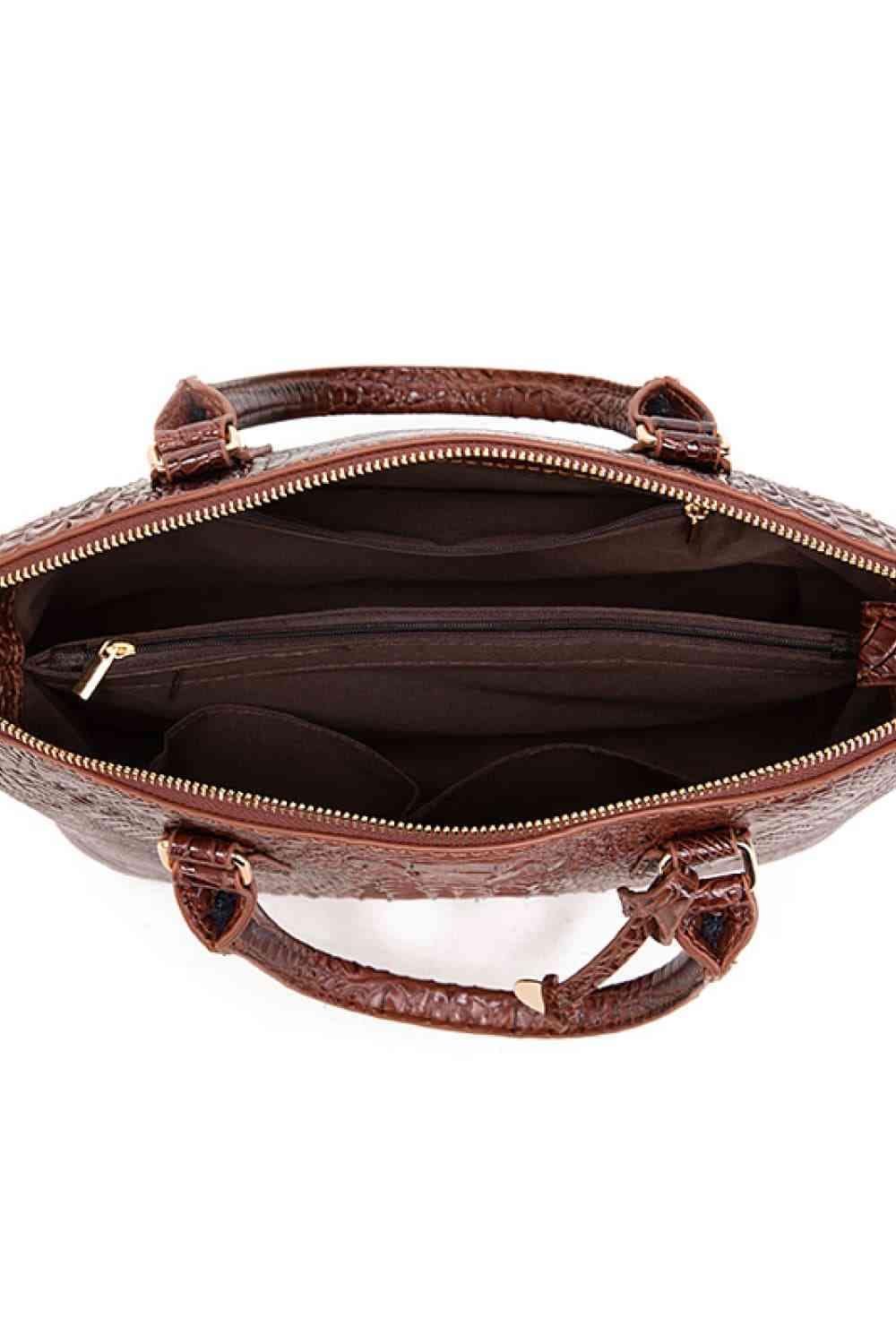 Gradient PU Leather Handbag - Trendsi - Flyclothing LLC