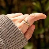 Cross Zircon 925 Sterling Silver Ring - Trendsi
