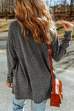Long Sleeve Dropped Shoulder Caradigan with Pocket - Trendsi - Flyclothing LLC