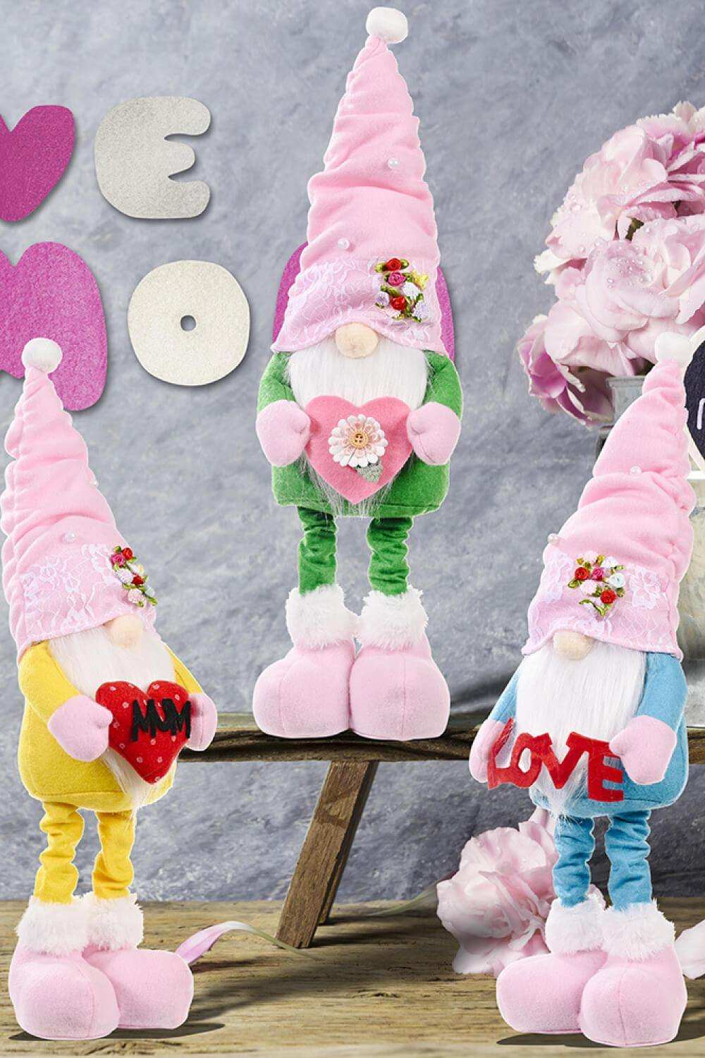 Mother's Day Pearl Decor Faceless Gnome - Trendsi - Flyclothing LLC