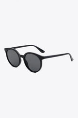 Round Full Rim Polycarbonate Frame Sunglasses - Trendsi - Flyclothing LLC