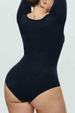 Long Sleeve Shaping Bodysuit - Trendsi - Flyclothing LLC