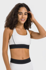Contrast Sports Bra - Trendsi - Flyclothing LLC