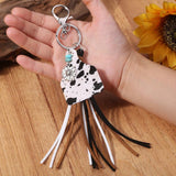 Turquoise Fringe Detail Key Chain - Flyclothing LLC