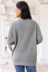 Button Up Long Sleeve Cardigan with Pockets - Trendsi - Flyclothing LLC
