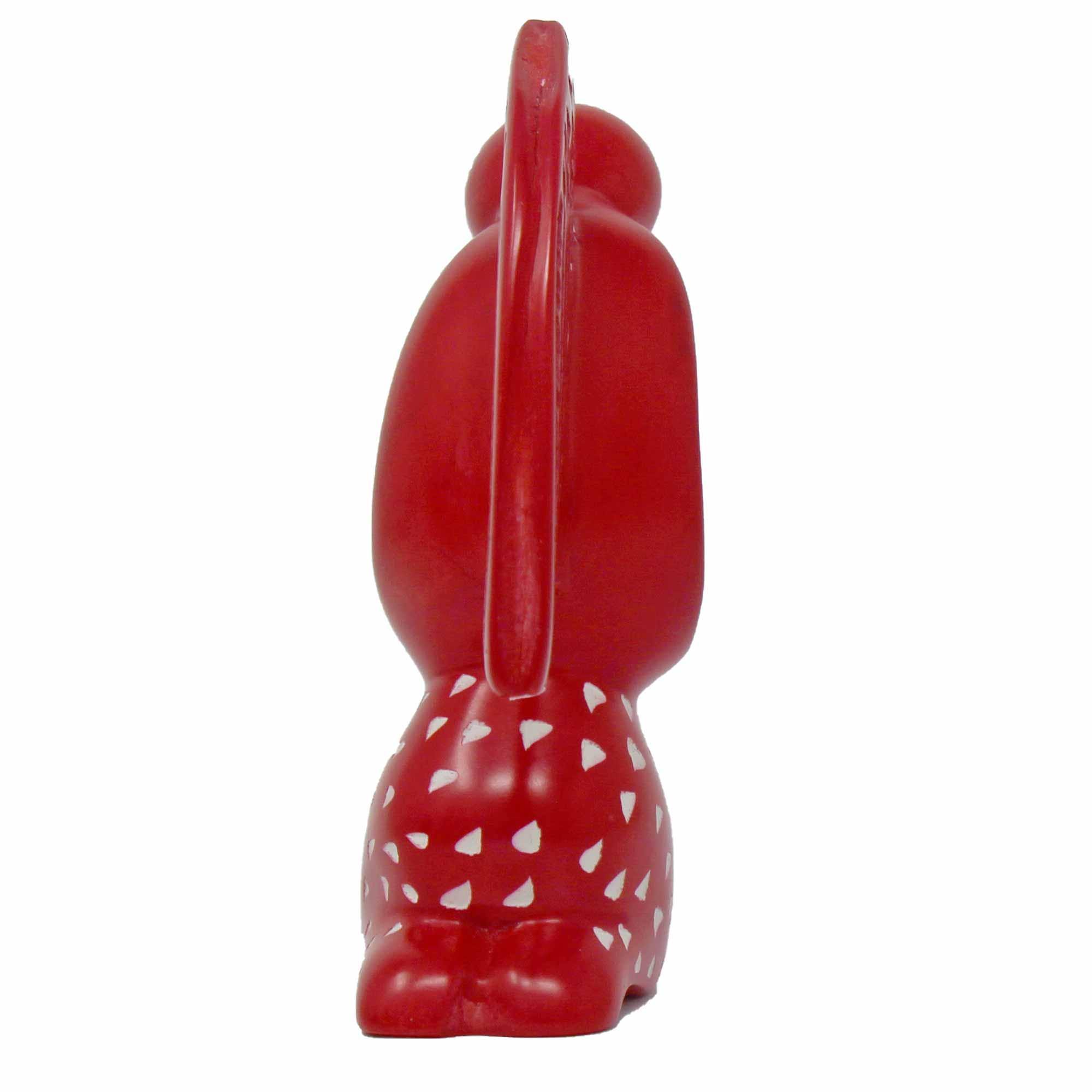 Praying Angel Soapstone Sculpture - Red Finish - SMOLArt