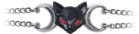 Alchemy Gothic Worshipping Bastet Bracelet - Alchemy Gothic