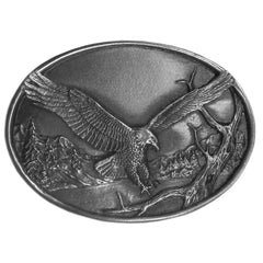 Small Eagle Antiqued Belt Buckle - Siskiyou Buckle