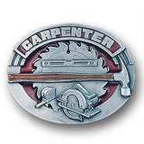 Carpenter Enameled Belt Buckle - Siskiyou Buckle