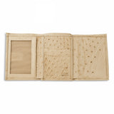 Ferrini USA Smooth Ostrich Trifold Wallets - Ferrini USA