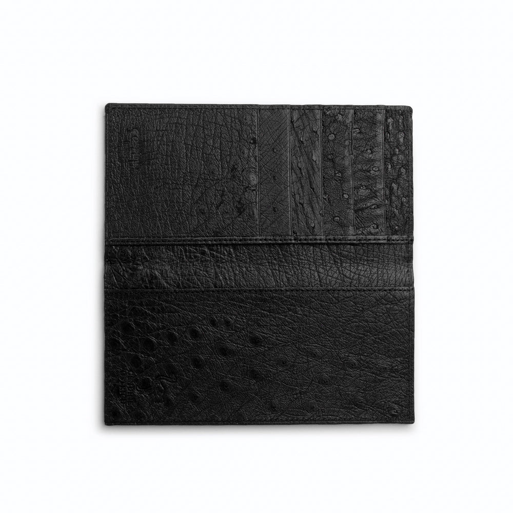 Ferrini USA Full Quill Ostrich Checkbook Wallets - Ferrini USA