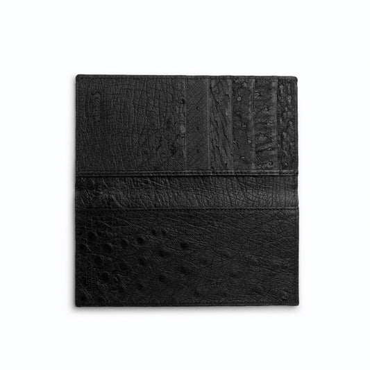Ferrini USA Full Quill Ostrich Checkbook Wallets - Ferrini USA