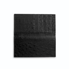 Ferrini USA Full Quill Ostrich Checkbook Wallets - Ferrini USA