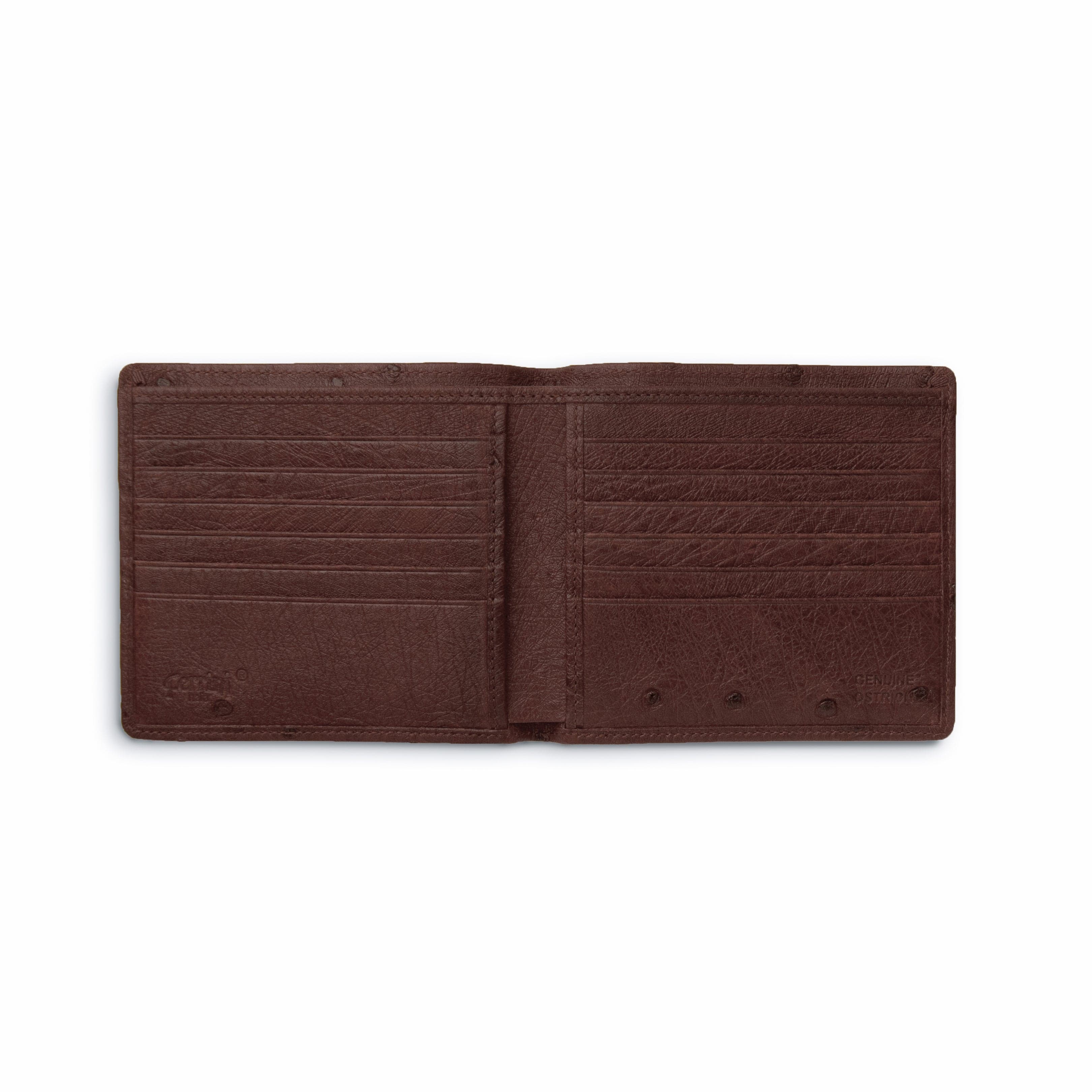 Ferrini USA Full Quill Ostrich Hipster Wallets - Ferrini USA