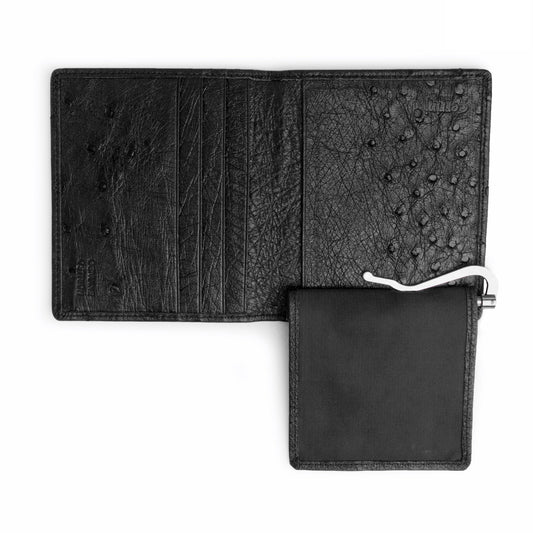 Ferrini USA Full Quill Ostrich Money Clip Wallets - Ferrini USA