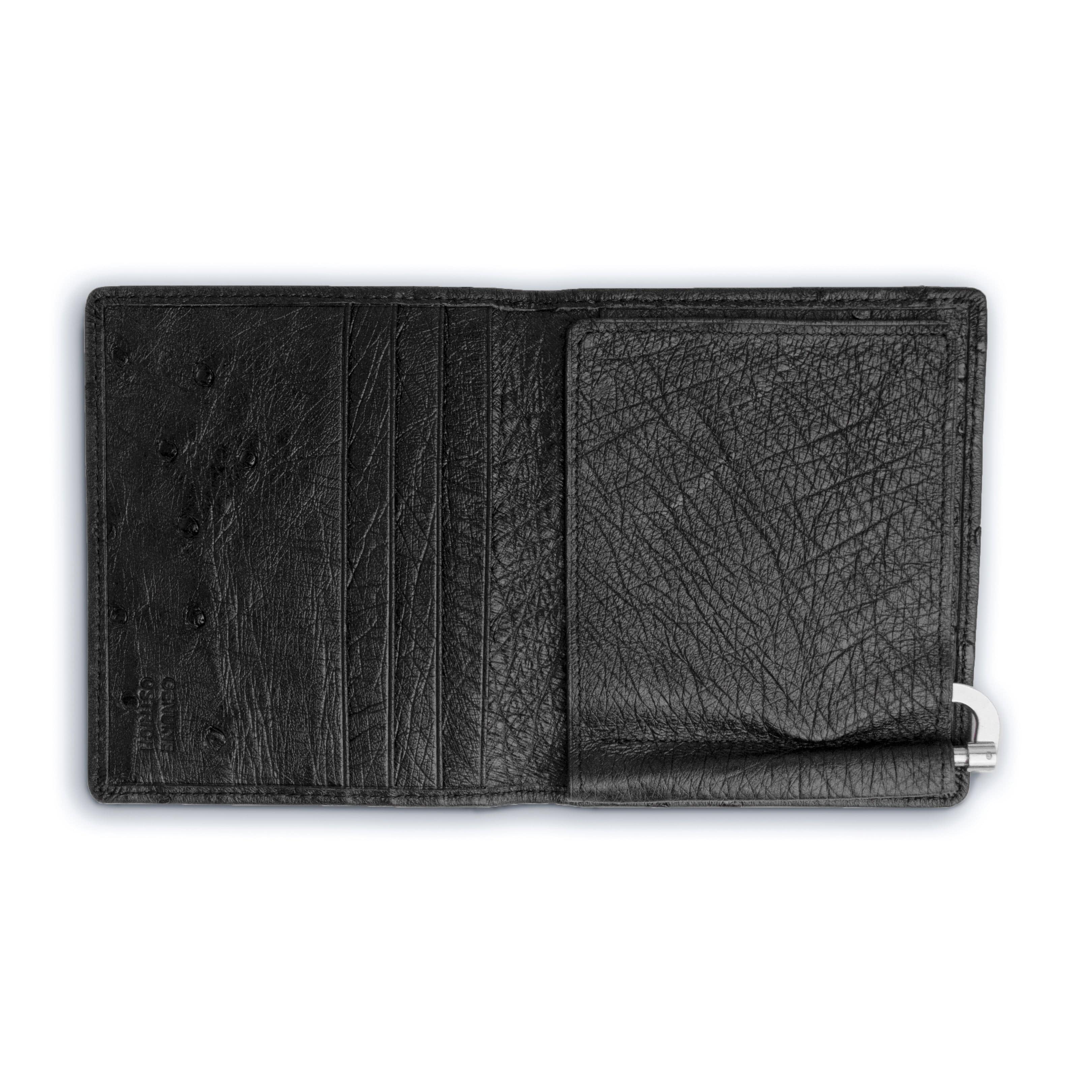 Ferrini USA Full Quill Ostrich Money Clip Wallets - Ferrini USA