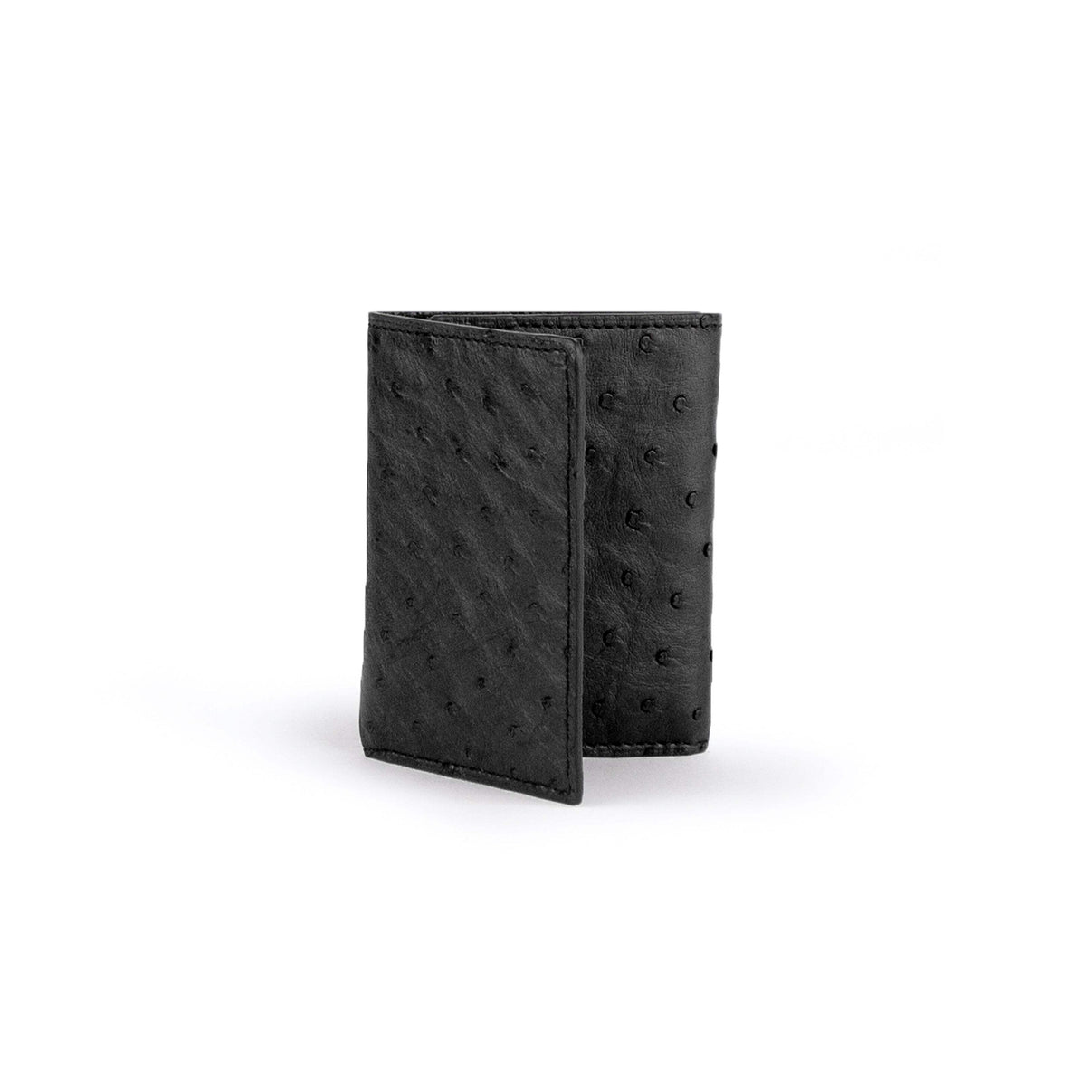Ferrini Case Ferrini USA Full Quill Ostrich Trifold Wallets - Flyclothing LLC