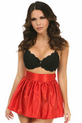 Daisy Corsets Red Satin Skirt - Daisy Corsets - Flyclothing LLC
