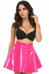Daisy Corsets Hot Pink Patent Skirt - Daisy Corsets - Flyclothing LLC
