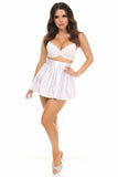 Daisy Corsets White Satin Skirt - Daisy Corsets