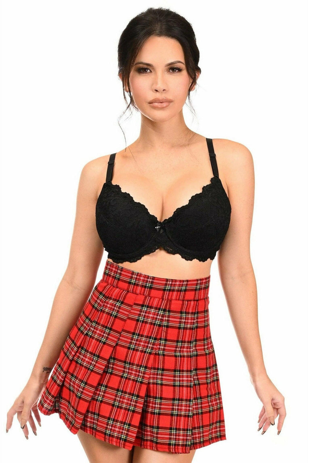 Daisy Corsets Red Plaid Skirt - Daisy Corsets