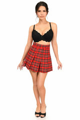 Daisy Corsets Red Plaid Skirt